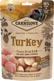 Carnilove Freeze-Dried Raw Snacks Turkey (Frysetørret kalkun)