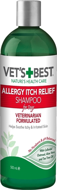  Allergisk kløe lindrende shampoo Vet's Best