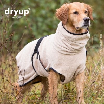 Dryup Cape -Tørre dragt til hunde Sand (Badekåbe) 